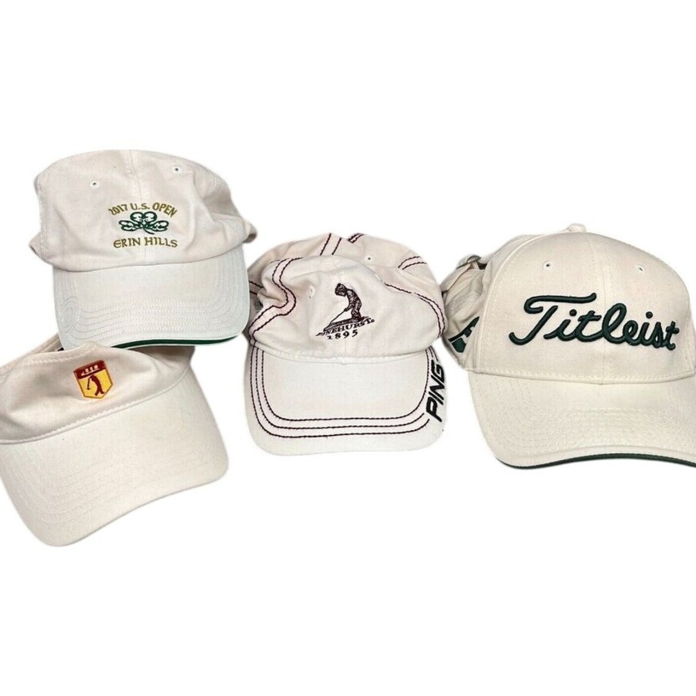 Titleist Ping US Open Erin Hills Pinehurst 1895 Golf Hat Visor Bundle‎ OS Womens